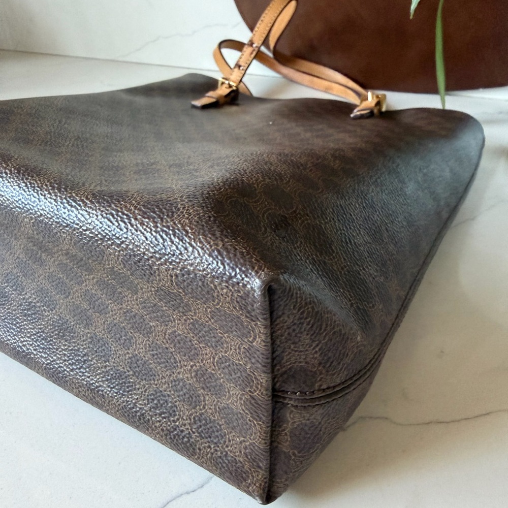 Celine Macadam Blason Leather Tote Bag - Picture 8 of 13